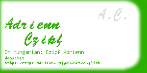 adrienn czipf business card